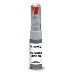 SD COLORS PALLADIUM SILVER 792 compatible with MERCEDES New Touch Up Paint Pen REPAIR KIT 20 ML SCRATCH CHIP BRUSH COLOR CODE 792 PALLADIUM SILVER
