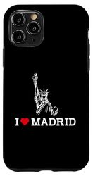 I Love Madrid Prank Gag Statue Of Liberty Funny Prankster Custodia per iPhone 11 Pro