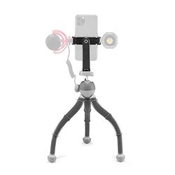 JOBY PodZilla Large Kit, Trípode Flexible para Telèfono con Soporte GripTight 360, por los Creadores de GorillaPod, compatible con iPhone, Smartphones, Cámara de Acción, hasta 2,5Kg, Gris