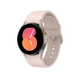 Samsung Galaxy Watch5 Smartwatch, wellness-monitor, fitnesstracker, duurzame batterij, Bluetooth, roze (roze goud), 40 mm