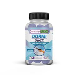 Healthy FUSION Dormi Bene, Melatonina Pura 100% assimilabile + Vitamina B6, Per un riposo profondo e ristoratore, Dormirai come mai prima, Melatonina ad azione rapida, 60 Unità