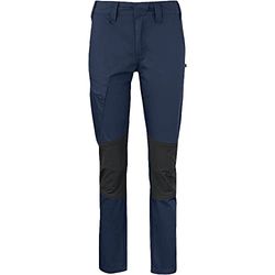 Texstar WP43 - Pantaloni da donna Tech Stretch taglia W28/L34, colore: blu marino