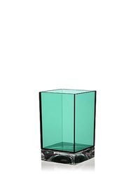 Kartell Boxy Porta-escovas de dentes, verde aqua-marinha, 7,3 x 7,3 x 12 cm