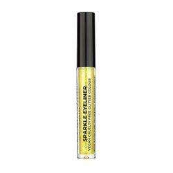 Stargazer Sparkle Vegan Glitter Liquid Eyeliner With Quick Drying Fine Extreme Glitter Colour, Yellow