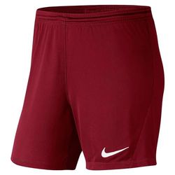 Nike Park III Short NB, Corto Donna, Team Red/(White), L