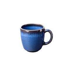 like. by Villeroy & Boch group Lave bleu koffiekop van aardewerk, 190 ml, vaatwasmachinebestendig, blauw, 10-4261-1300