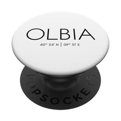 Olbia, Sassari, Cerdeña, Italia, Mediterráneo PopSockets PopGrip Adhesivo