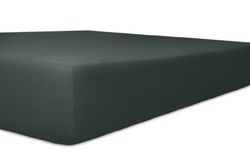 Kneer, Vario Stretch Fitted Sheet 200 x 200 cm Black (Black)