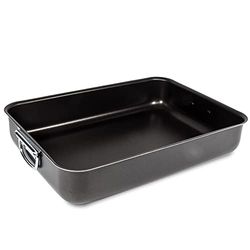 ALLUFLON Costanza Lasagnera 31x23cm, Alluminio Alimentare, Nero, 31 cm