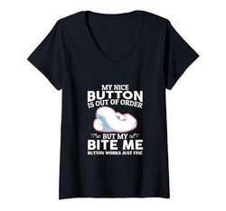 Mujer Camisa Ball Python Camiseta Cuello V