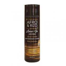 Afro & Rizo - Leave-In balsam | Djup återfuktning, frizzskontroll, för lockigt och afrohår, utan sköljning, K, 100 g (1-pack)