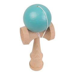 MGM GAMES - Kendama Bilboquet - Blå - 030260 - Skicklighetsspel - FSC Wood - Träleksak - Samordning - Utan skärm - Traditionellt spel - Gåva - Barn - Vuxen