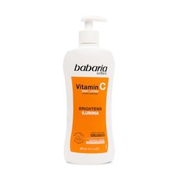 Babaria - Crema Corpo Con Vitamina C | Body Milk 400ml | Crema Con Vitamina C | Crema Idratante Uomo E Donna | Crema Corpo