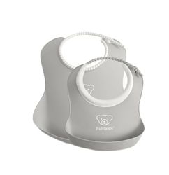BabyBjörn Ensemble Bavoirs, lot de 2, Gris