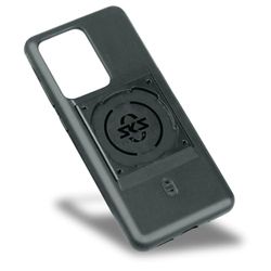 SKS GERMANY COMPIT COVER för Samsung S20 ULTRA, mobiltelefonskal med fästanordning (kompatibel med COMPIT-system, tillverkad av slitstark 2-komponentplast, behaglig känsla), svart