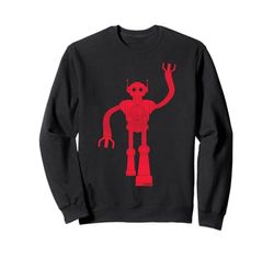 Retro Robot Nerd Vintage Sci-fi Sweatshirt