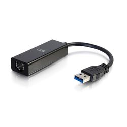 C2G Adattatore di rete Ethernet da USB 3.0 a Gigabit con avvio PXE, USB 3.0 a RJ45 1000 Mbps. Adattatore di rete Gigabit Ethernet LAN per Windows 10, Vista, Mac OS, Linux, Chrome OS e altro ancora