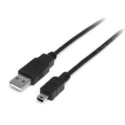 StarTech.com Câble USB 2.0 A vers Mini B de 2 m - Cordon USB A vers USB Mini B - M/M (USB2HABM2M)