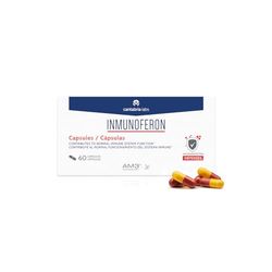 Cantabria Labs Inmunoferon Complemento Alimenticio 60 Capsulas- Refuerza El Sistema Inmunológico, Ayuda A Las Defensas, Fórmula Exclusiva Con Am3, Sin Gluten, Sin Lactosa, 60 capsulas