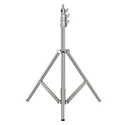 NEEWER 2 m suporte de luz de aço inoxidável suporte de tripé de fotografia resistente com mola acolchoada com adaptador de parafuso universal de 1/4" a 3/8"