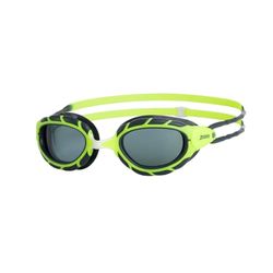 Zoggs Predator Swimming Goggles, Unisex-Youth, Lime/Grey/Tint Smoke, Junior 6-14yrs