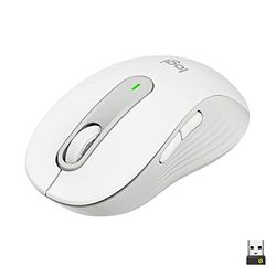 Logitech Signature M650 Draadloze Muis – Voor kleine tot middelgrote handen, 2 jaar batterijduur, stil klikken, aanpasbare zijknoppen, Bluetooth, voor pc/Mac/meerdere apparaten/Chromebook - Wit