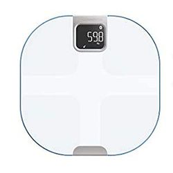Rowenta YD3096 Body Partner Shape personenweegschaal, draadloos, intelligent, met tracker voor het meten van de lichaamssamenstelling, wit