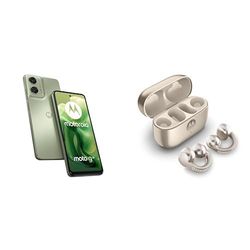 Moto G24 4+128 - Ice Green and Moto buds loop w/crystals by Swarovski