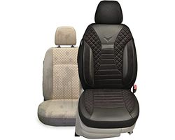 Housses de siège sur Mesure compatibles avec Volvo V50 S50 Type M conducteur et Passager à partir de 2004 à 2012 PS803.
