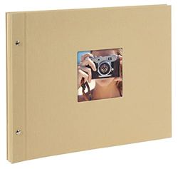 Goldbuch Bella Vista beige 39x31 Schraubalbum 40 wei√üe Seiten
