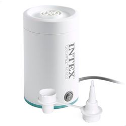 Intex 66646 - Pompa elettrica QuickFill AC400 per Gonfiaggio e Sgonfiaggio, Plastica, Bianco