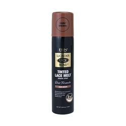 Wonder Lace Bond Tinted Lace Melt Aerosol Spray 100ml (Dark Brown) - Humidity Resistant, Quick-Drying, Lightweight, Flake-Free, Strong Hold for Seamless Lace Blending