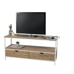 Urban Living LA CASA Blanca TV-kast met 2 laden, 120 x 39 x 57 cm