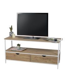 Urban living La Casa Blanca - Mueble para TV (2 cajones, 120 x 39 x 57 cm)