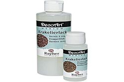 Rayher Verniz de craquelagem artesanal, incolor, 59 ml, craquelagem vintage Shabby Chic, 3801000