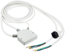 Distribuidor de conexión de cocina (caja divisora con cables de conexión para placa de cocina, horno y toma de conexión de cocina, máx. 11 kW), color blanco
