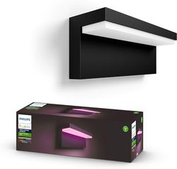 Philips Hue White and Color Ambiance Nyro, Lampada da Parete da Esterno Smart, 16 Milioni di Colori, Nero