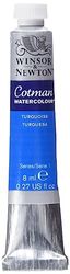 Winsor & Newton Cotman 8840114 - Pintura de acuarela de estudio, colores vivos con muy buenas propiedades de procesamiento, tubo de 8 ml, color turquesa