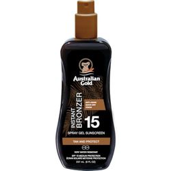 Australian Gold Spray Gel avec Agent Bronzant SPF 15 237 ml