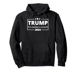 Donald Trump 2024 Take America Back American Fix America Aga Sudadera con Capucha