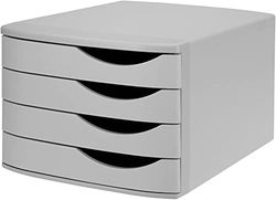 Jalema Desktop Drawer Set, Grey, 375 x 300 x 216 mm