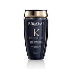 KÉRASTASE Chronologiste - Bain Régénérant - Shampoing Revitalisant Jeunesse - Régénère, Hydrate & Apporte du Volume - Abyssine & Acide Hyaluronique - Tous Types de Cheveux - 250 ml