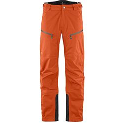 Fjallraven F86622-208 Bergtagen Eco-Shell Trousers M Hokkaido Orange 50