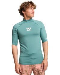 BILLABONG – Camiseta de Surf Waves All Day SS para Hombre, Color Azul