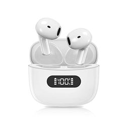 Blacksmith Family Cuffie Bluetooth, Auricolari Bluetooth 5.2 Wireless, Cuffie Wireless con Stereo HiFi con HD Microfono, 30 Ore di Riproduzione, IPX7 Impermeabili, Controllo Touch, per Lavoro e Sport
