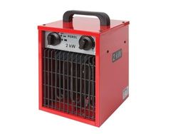 Perel Toolland Construction Heater met 3 niveaus, ventilatorfunctie en thermostaat, 2 kW, grijs