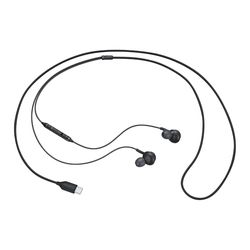 Samsung auricolari ‎EO-IC100 con connettore di tipo USB-Type C, suono AKG, Nero