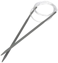 GLOREX Aiguilles à Tricoter circulaires 3,5 mm 80 cm, Multicolore