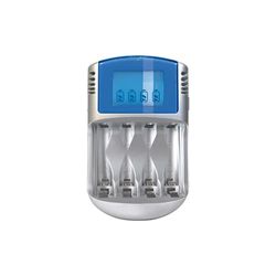 Cargador de Pilas AAA/AA, sin Pilas, número de Pilas 2 ó 4, Pantalla LCD