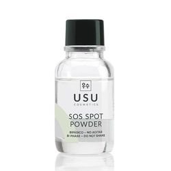 SOS Spot Powder con Doble Acción - 18 g - Ayuda a Mejorar las Imperfecciones del Rostro - Propiedades Calmantes y Protectoras - Indicado para Pieles Mixtas y Grasas con imperfecciones- USU Cosmetics